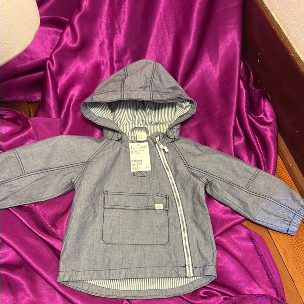 Sailor jacket Kids Blue Hooded Jacket size 12-18 months